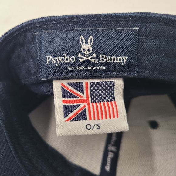 Psycho Bunny Hat Snapback Blue Green Cotton Casual Wear Skate Skateboard Men - Picture 12 of 13